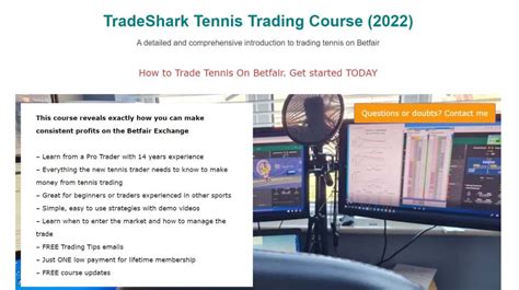 tennis trading course|Tennis Trading: Learn to Trade Tennis Matches on Betfair.